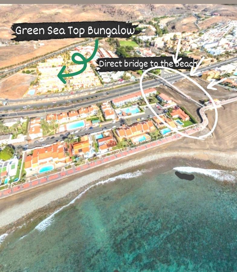 Top1 Green Sea Bungalow Jardin 马斯帕洛马斯 外观 照片